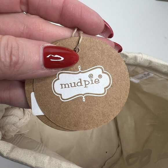 Mudpie Halloween Dazzle Bucket Tote Happy Haunting Sequin Trick or Treat NEW - Picture 10 of 15